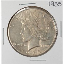 1935 $1 Peace Silver Dollar Coin