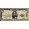 Image 1 : 1929 Type 2 $5 National Bank of Longview, Texas CH# 12411 National Currency Note