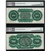 Image 2 : Low Serial Set 1872 $20 & $50 South Carolina Obsolete Notes PMG Superb Gem Unc. 68EPQ