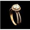 Image 4 : 14KT Rose Gold 1.85 ctw Diamond Ring