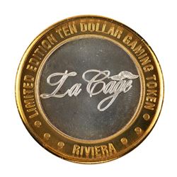 .999 Silver Riviera Hotel & Casino Las Vegas $10 Casino Limited Edition Gaming Token