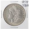 Image 1 : 1878 7/8TF $1 Morgan Silver Dollar Coin