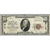 Image 1 : 1929 $10 First NB of Marshall County Plymouth, IN CH# 2119 National Currency Note