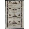 Image 1 : Uncut Sheet of 1800's $20/20/50/100 Farmer's & Merchants Bank Baltimore Obsolete Notes