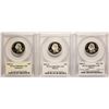 Image 1 : Set of (3) 2003-S Proof State Quarter Coins PCGS PR69DCAM