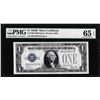 Image 1 : 1928B $1 Funnyback Silver Certificate Note Fr.1602 PMG Gem Uncirculated 65EPQ