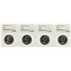 Image 1 : Lot of (4) 1964 Canada $1 Silver Dollar Proof Coins NGC PL66