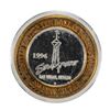 Image 2 : .999 Silver Stratosphere Las Vegas, NV $10 Casino Limited Edition Gaming Token