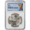 Image 1 : 1984Mo Mexico 1 Onza Libertad Silver Coin NGC MS66