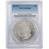 Image 1 : 1879-S $1 Morgan Silver Dollar Coin PCGS MS65