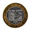Image 2 : .999 Silver McCarran International Airport $10 Casino Limited Edition Gaming Token