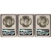 Image 2 : Lot of (3) 1953Mo Mexico 5 Pesos Hidalgo Bicentennial Silver Coins NGC MS63/MS64