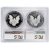 Image 2 : 1986-S & 2016-W $1 Proof American Silver Eagle Coin Set PCGS PR69DCAM