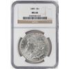 Image 1 : 1889 $1 Morgan Silver Dollar Coin NGC MS64