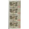 Image 1 : Uncut Sheet of (4) State of Louisiana Baby Bond Obsolete Notes