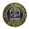 Image 1 : .999 Silver Slots A Fun Casino Las Vegas, NV $10 Limited Edition Casino Gaming Token