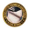 Image 1 : .999 Silver Mirage Las Vegas Nevada $10 Casino Limited Edition Gaming Token