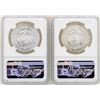 Image 2 : Lot of (2) 1982Mo Mexico Libertad Onza Silver Coins NGC MS65