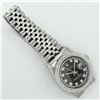 Image 7 : Rolex Mens Stainless Steel Black String Diamond 36MM Datejust Wristwatch