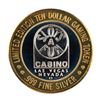 Image 1 : .999 Silver Slots A Fun Casino Las Vegas, NV $10 Limited Edition Casino Gaming Token