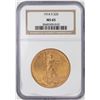 Image 1 : 1914-S $20 St. Gaudens Double Eagle Gold Coin NGC MS65