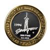 Image 2 : .999 Silver Stratosphere Las Vegas, Nevada $10 Casino Limited Edition Gaming Token