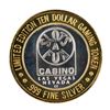Image 1 : .999 Silver Slots A Fun Casino Las Vegas, NV $10 Limited Edition Casino Gaming Token