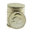 Image 1 : Roll of (20) Brilliant Uncirculated 1957 Franklin Half Dollar Coins