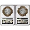 Image 2 : Lot of (2) 2007Mo Mexico Bi-metal 100 Pesos Silver Coins NGC MS64