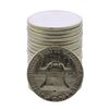 Image 2 : Roll of (20) Brilliant Uncirculated 1963 Franklin Half Dollar Coins