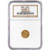 Image 1 : 1855 Type 2 $1 Indian Princess Head Gold Dollar Coin NGC AU53