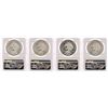 Image 2 : Lot of (4) 1968Mo Mexico 25 Pesos Olympics Commemorative Silver Coins NGC MS65