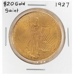 1927 $20 St. Gaudens Double Eagle Gold Coin