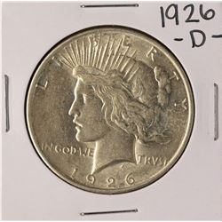 1926-D $1 Peace Silver Dollar Coin