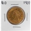 Image 1 : 1907 $10 Liberty Head Eagle Gold Coin