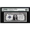 Image 1 : Radar Serial Number 1928 $1 Funnyback Silver Certificate Note PMG Extremely Fine 40EPQ