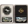 Image 2 : 1792-2017 Half Disme 1/10 oz. Gold & 1oz. Silver Medals NGC PF70 W/ Moy Signature Set
