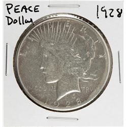 1928 $1 Peace Silver Dollar Coin