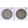 Image 1 : Lot of 1901 & 1901-O $1 Morgan Silver Dollar Coins