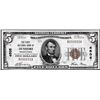 Image 1 : 1929 $5 First National Bank of Dushore, PA CH# 4505 National Currency Note