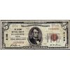 Image 1 : 1929 $5 Citizens NB of Evansville, IN CH# 2188 National Currency Note