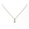 Image 2 : 0.6 ctw Princess Cut Diamond Designer Necklace 18K Yellow Gold