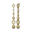 Image 2 : 2.78 ctw Diamond & Pearl Earrings 18K Yellow Gold