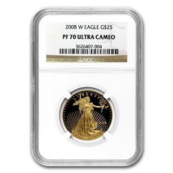 2008-W 1/2 oz Proof Gold American Eagle PF-70 NGC