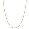 Image 1 : 14k Gold 1 mm Cable Chain Necklace - 30 in.