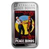 Image 1 : 2018 Australia 1 oz Silver $1 Posters of World War I Peace Bond