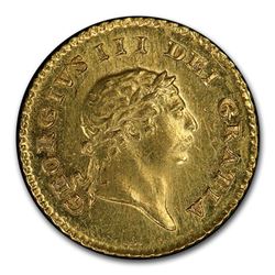 1810 Great Britain Gold 1/3 Guinea George III MS-63 NGC
