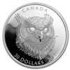 Image 1 : 2018 Canada 2 oz Silver $30 Zentangle Art: The Great Horned Owl