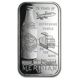 1 oz Silver Bar - Coca Cola (Meridian, MS)