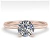 Image 1 : 1.0 ctw VS/SI Diamond Engagment Designer Ring 14k Rose Gold